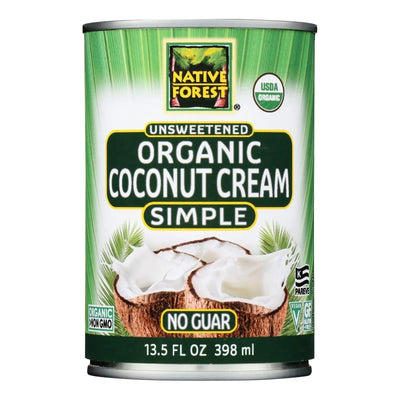An image displaying Native Forest - Coconut Cream Organic Simple Unsweetened - Case Of 12-13.5 Ounce by Native Forest