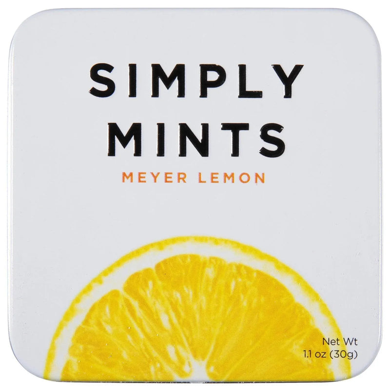 An image displaying Simply Gum - Mints Meyer Lemon - Case Of 6 - 1.1 Ounces by Simply Gum