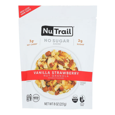 Nutrail - Granola Keto Vanilla Strawberry - Case Of 6-8 Ounces - Orca Market