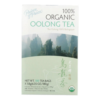 An image displaying Prince Of Peace - Tea Organic Oolong - 1 Each-100 Bag by Prince Of Peace