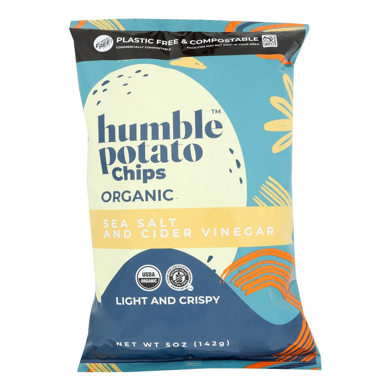 Humble Potato Chips - Chips Pot Sea Salt Cdrvngr - Case Of 12-5 Oz - Orca Market