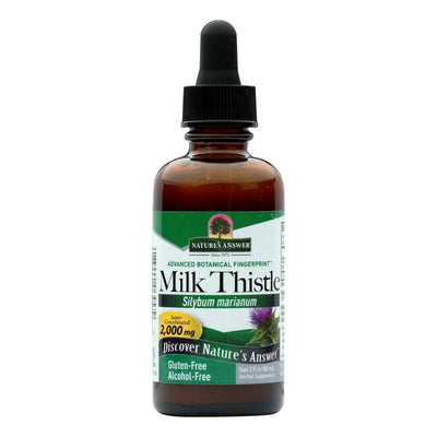 An image displaying Nature's Answer - Af Milk Thistle - 1 Each - 2 Ounce by Nature's Answer