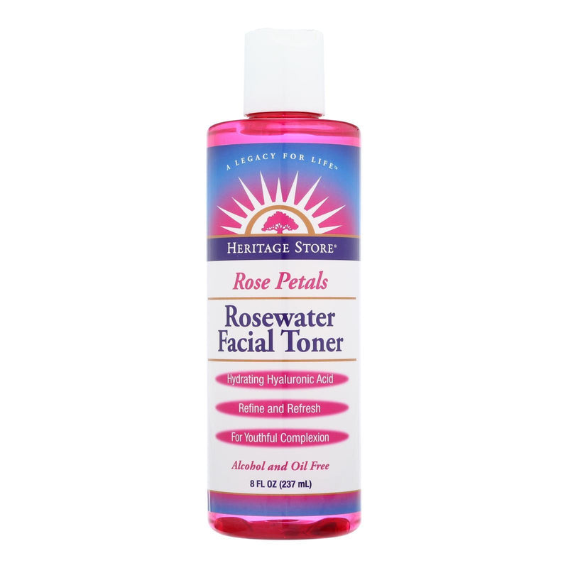 Heritage Store - Rosewater Facial Toner - 1 Each - 8 Oz - Orca Market