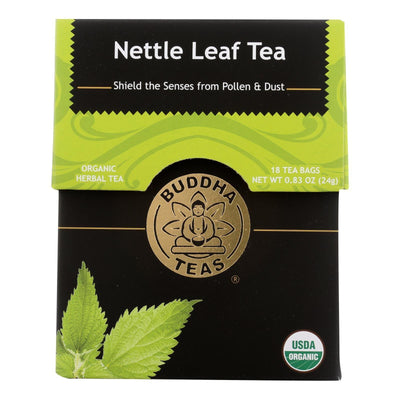 Buddha Teas - Organic Tea - Nettle Leaf - Case Of 6 - 18 Count - Orca Market