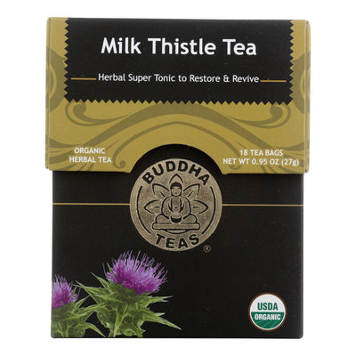 Buddha Teas - Organic Tea - Milk Thistle - Case Of 6 - 18 Count - Orca Market