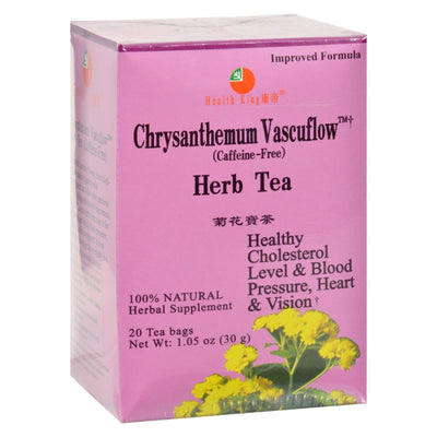 Health King Chrysanthemum Vascuflow Herb Tea - 20 Tea Bags - Orca Market