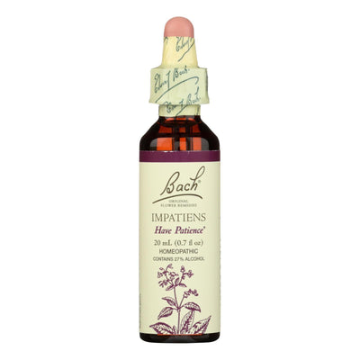 Bach Flower Remedies Essence Impatiens - 0.7 Fl Oz - Orca Market