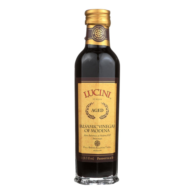 Lucini Italia Gran Riserva Balsamic Vinegar Of Modena - Case Of 6 - 8.5 Fl Oz. - Orca Market