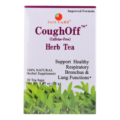Health King Cough-off Herb Tea - 20 Tea Bags - Orca Market