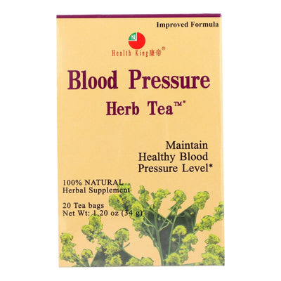 Health King Blood Pressure Herb Tea - 20 Tea Bags - Orca Market