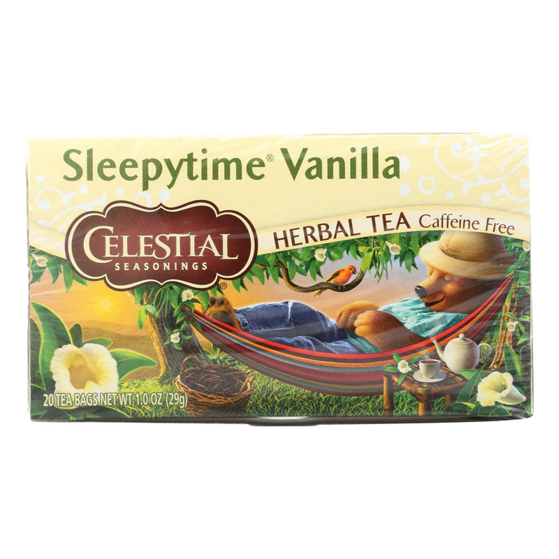 Celestial Seasonings Herbal Tea - Sleepytime Vanilla - Case Of 6 - 20 Bag - Orca Market