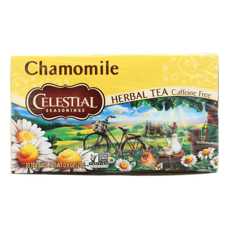 Celestial Seasonings Herbal Tea - Chamomile - Caffeine Free - Case Of 6 - 20 Bags - Orca Market