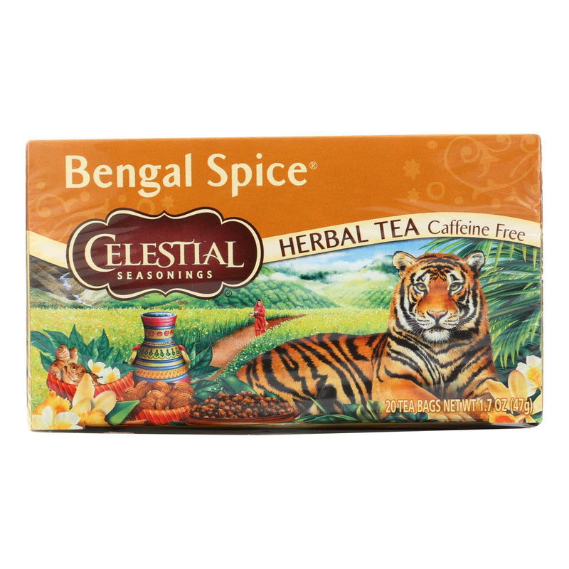 Celestial Seasonings Herbal Tea Caffeine Free Bengal Spice - 20 Tea Bags - Case Of 6 - Orca Market