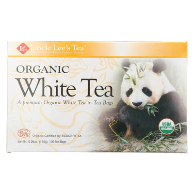 Uncle Lee's Legends Of China Organic White Tea - 100 Tea Bags - Orca Market