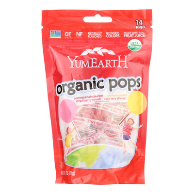 Yummy Earth Organic Lollipops Assorted Flavors - 3 Oz - Case Of 6 - Orca Market