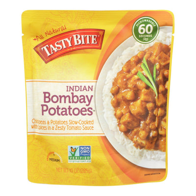 Tasty Bite Entree - Indian Cuisine - Bombay Potatoes - 10 Oz - Case Of 6 - Orca Market