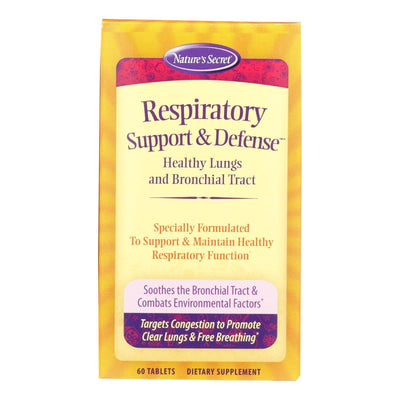 Nature's Secret Respiratory Cleanse And Defense - 60 Tablets - Orca Market