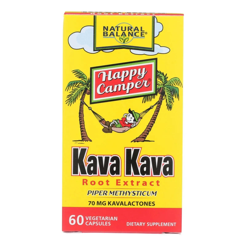 An image displaying Natural Balance Kava Kava Root Extract - 60 Vegetarian Capsules by Natural Balance