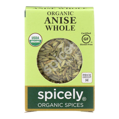 Spicely Organics - Organic Anise Whole - Case Of 6 - 0.3 Oz. - Orca Market