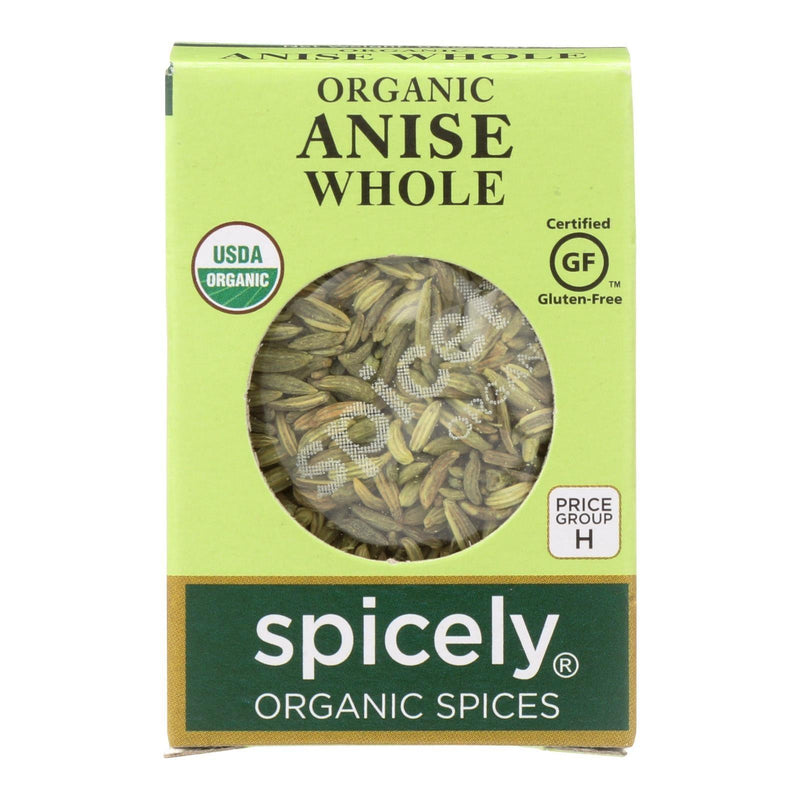 Spicely Organics - Organic Anise Whole - Case Of 6 - 0.3 Oz. - Orca Market