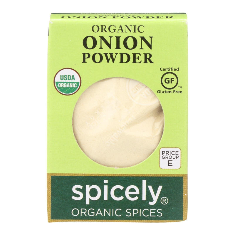 Spicely Organics - Organic Onion Powder - Case Of 6 - 0.4 Oz. - Orca Market