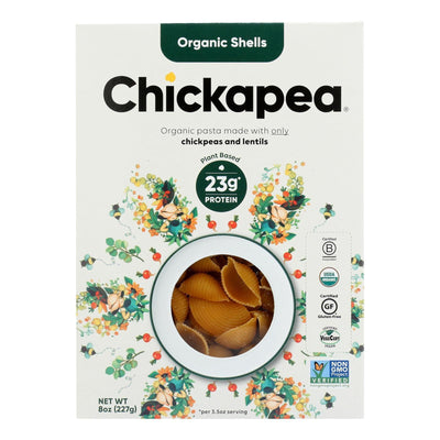 Chickapea Pasta - Pasta - Shells - Case Of 6 - 8 Oz. - Orca Market
