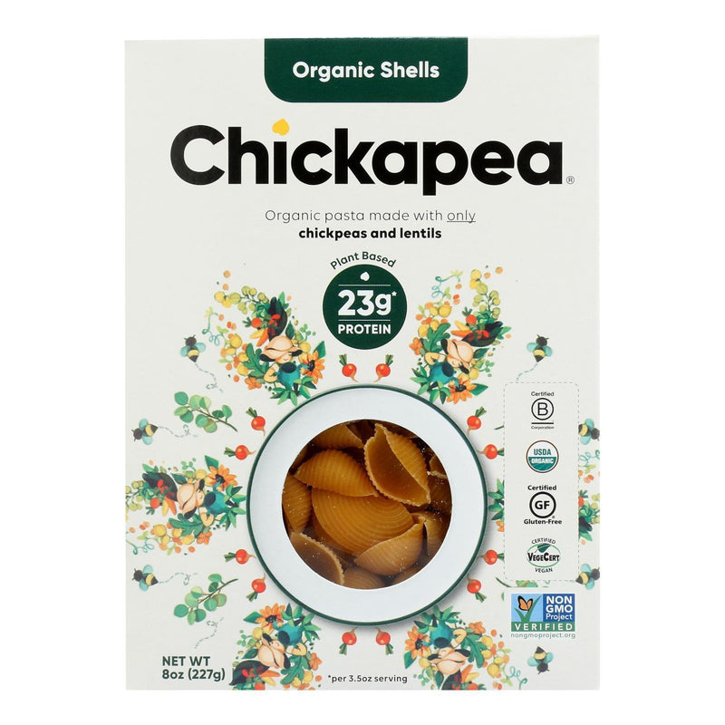 Chickapea Pasta - Pasta - Shells - Case Of 6 - 8 Oz. - Orca Market