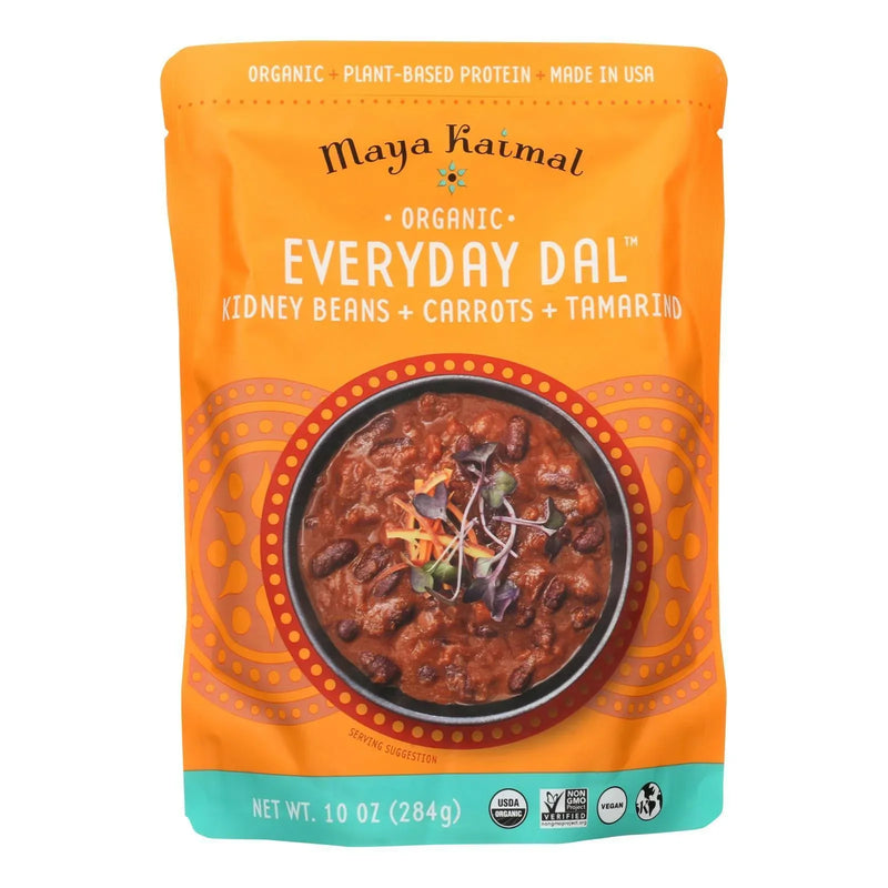 An image displaying Maya Kaimal - Organic Everyday Dal - Kidney Bean Carrot Tamarind - Case Of 6 -10 Ounce by Maya Kaimal