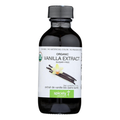Spicely Organics - Organic Extract - Vanilla - Case Of 6 - 2 Fl Oz. - Orca Market