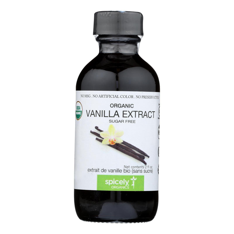 Spicely Organics - Organic Extract - Vanilla - Case Of 6 - 2 Fl Oz. - Orca Market