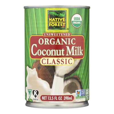 An image displaying Native Forest Organic Classic - Coconut Milk - Case Of 12 - 13.5 Ounce by Native Forest