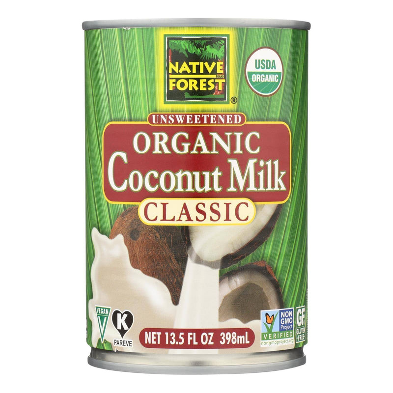 An image displaying Native Forest Organic Classic - Coconut Milk - Case Of 12 - 13.5 Ounce by Native Forest