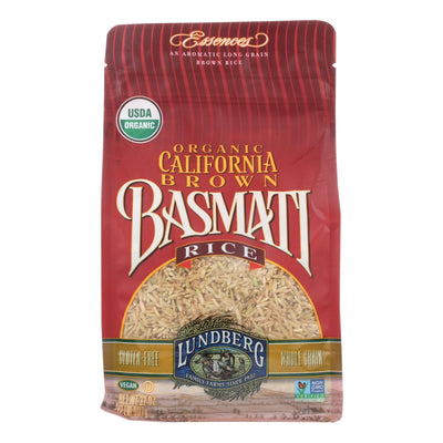 Lundberg Family Farms Organic California Brown Basmati Rice - Case Of 6 - 2 Lb. - Orca Market