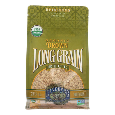 Lundberg Family Farms Organic Brown Long Grain Rice - Case Of 6 - 2 Lb. - Orca Market