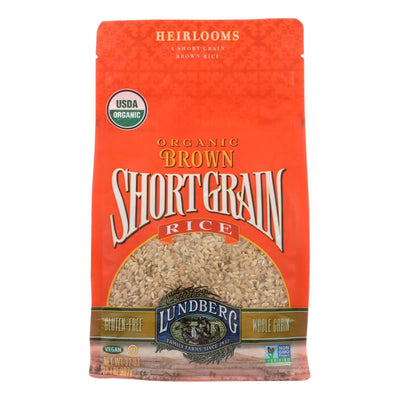 Lundberg Family Farms Organic Short Grain Brown Rice - Case Of 6 - 2 Lb. - Orca Market
