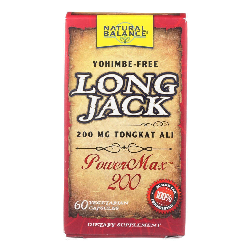 An image displaying Natural Balance - Long Jack Powermax 200 - 1 Each - 60 Vcap by Natural Balance