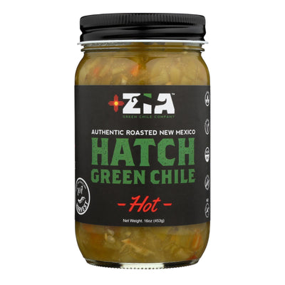 Zia Green Chile Company - Hatch Green Chile - Hot - Case Of 6 - 16 Oz. - Orca Market