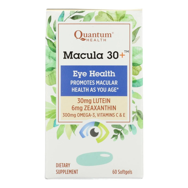 An image displaying Quantum Research - Macula 30 Eye Health - 1 Each - 60 Softgels by Quantum Research