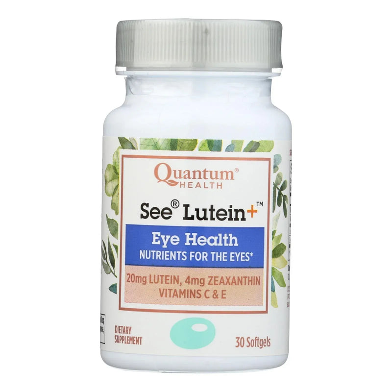 An image displaying Quantum Research - See Lutein Eye Health - 1 Each - 30 Softgels by Quantum Research