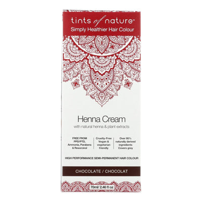 Tints Of Nature - Henna Cream Chocolate - 2.46 Fz - Orca Market