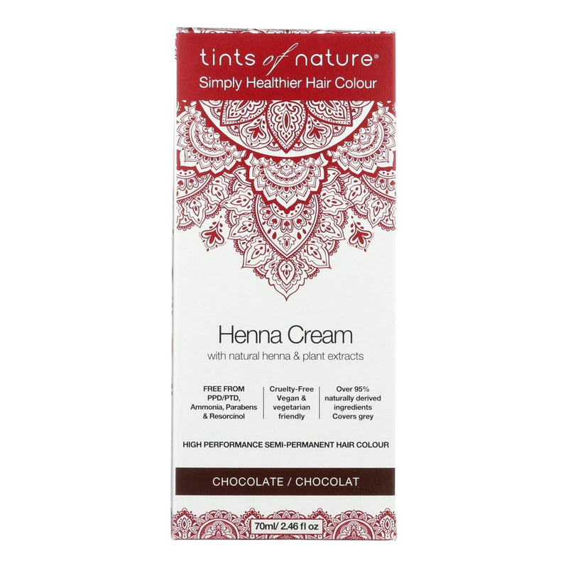 Tints Of Nature - Henna Cream Chocolate - 2.46 Fz - Orca Market
