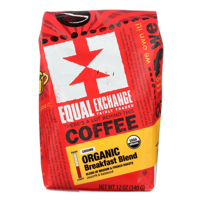 Equal Exchange Organic Drip Coffee - Breakfast Blend - Case Of 6 - 12 Oz. - Orca Market