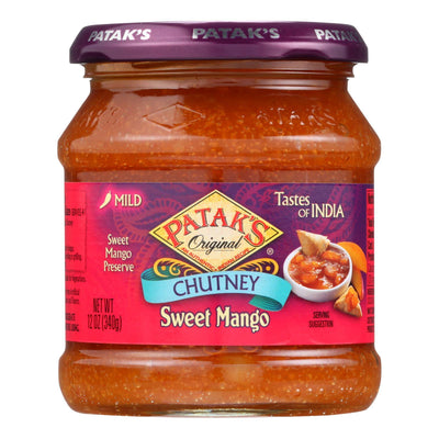 Pataks Chutney - Sweet Mango - Mild - 12 Oz - Case Of 6 - Orca Market