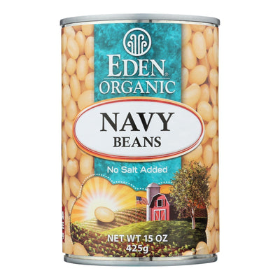 Eden Foods Navy Beans - Organic - Case Of 12 - 15 Oz. - Orca Market