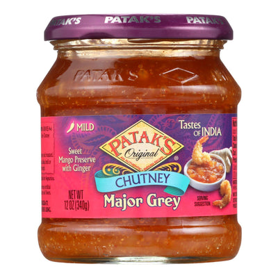 Pataks Chutney - Major Grey - Mild - 12 Oz - Case Of 6 - Orca Market