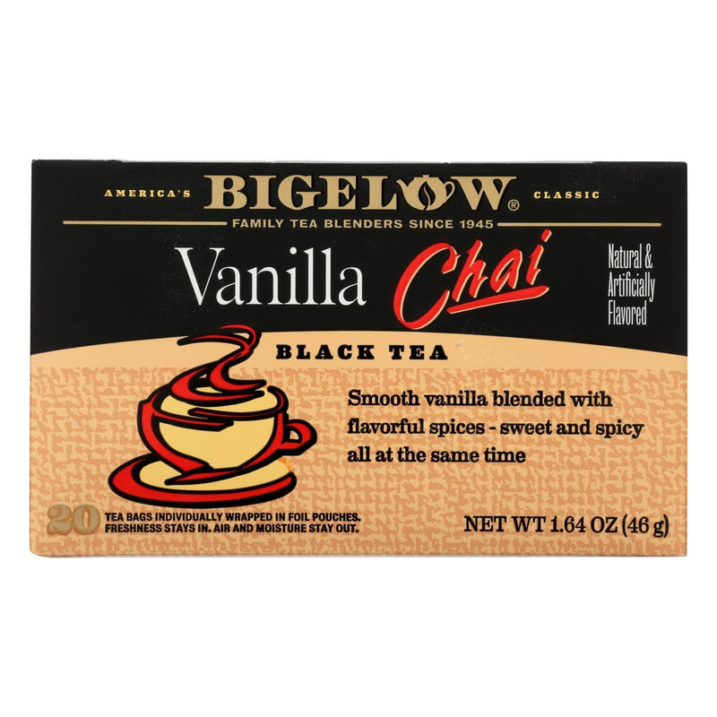 Bigelow Tea Tea - Chai Vanilla - Case Of 6 - 20 Bag - Orca Market
