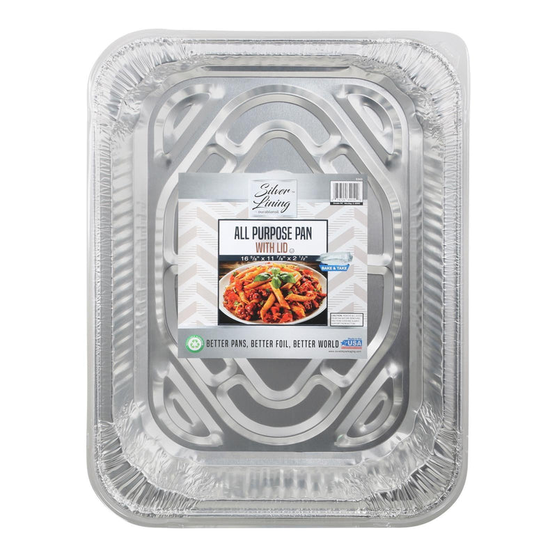 Durable Foil - Alum Pan All Prps Lid - Case Of 12 - 1 Ct - Orca Market
