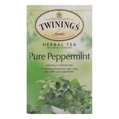 Twinings Tea Jacksons Of Piccadilly Tea - Pure Peppermint - Case Of 6 - 20 Bags - Orca Market