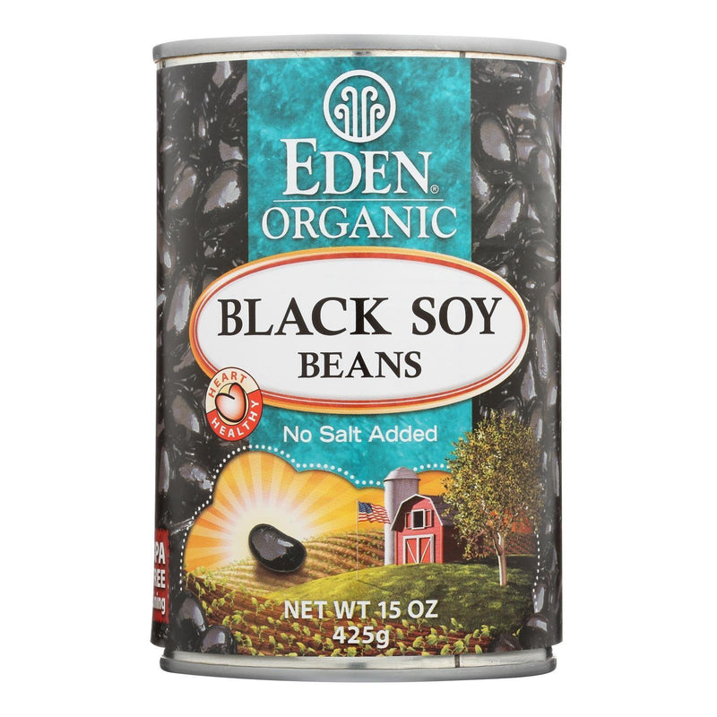 Eden Foods Organic Black Soy Beans - Case Of 12 - 15 Oz. - Orca Market
