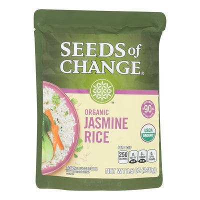 Seeds Of Change - Rice Aromatic Jasmine - Case Of 12 - 8.5 Oz - Orca Market